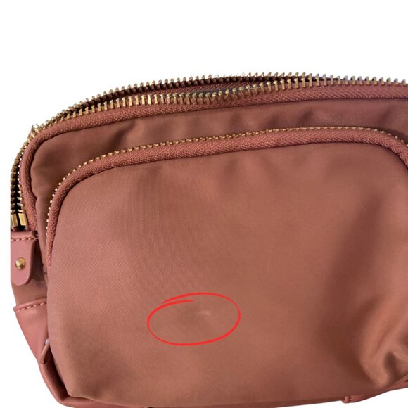 Sol and Selene Nylon Crossbody Bag Dusty Pink Small Bag - Picture 11 of 11